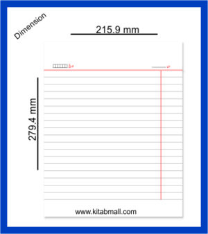 Pack of 12 School Note Book (Copies) – A4 Size (215/279mm) 64 Pages - 400 Pages - Image 2