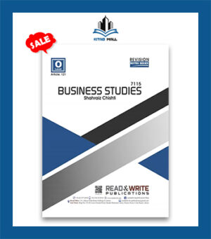 O Level Business Studies Notes by Shahraiz Chishti Art #121