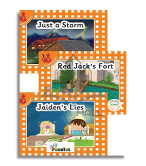 Jolly Phonics Readers (Orange Level) Set 4 (Pack of 3) Class Reception